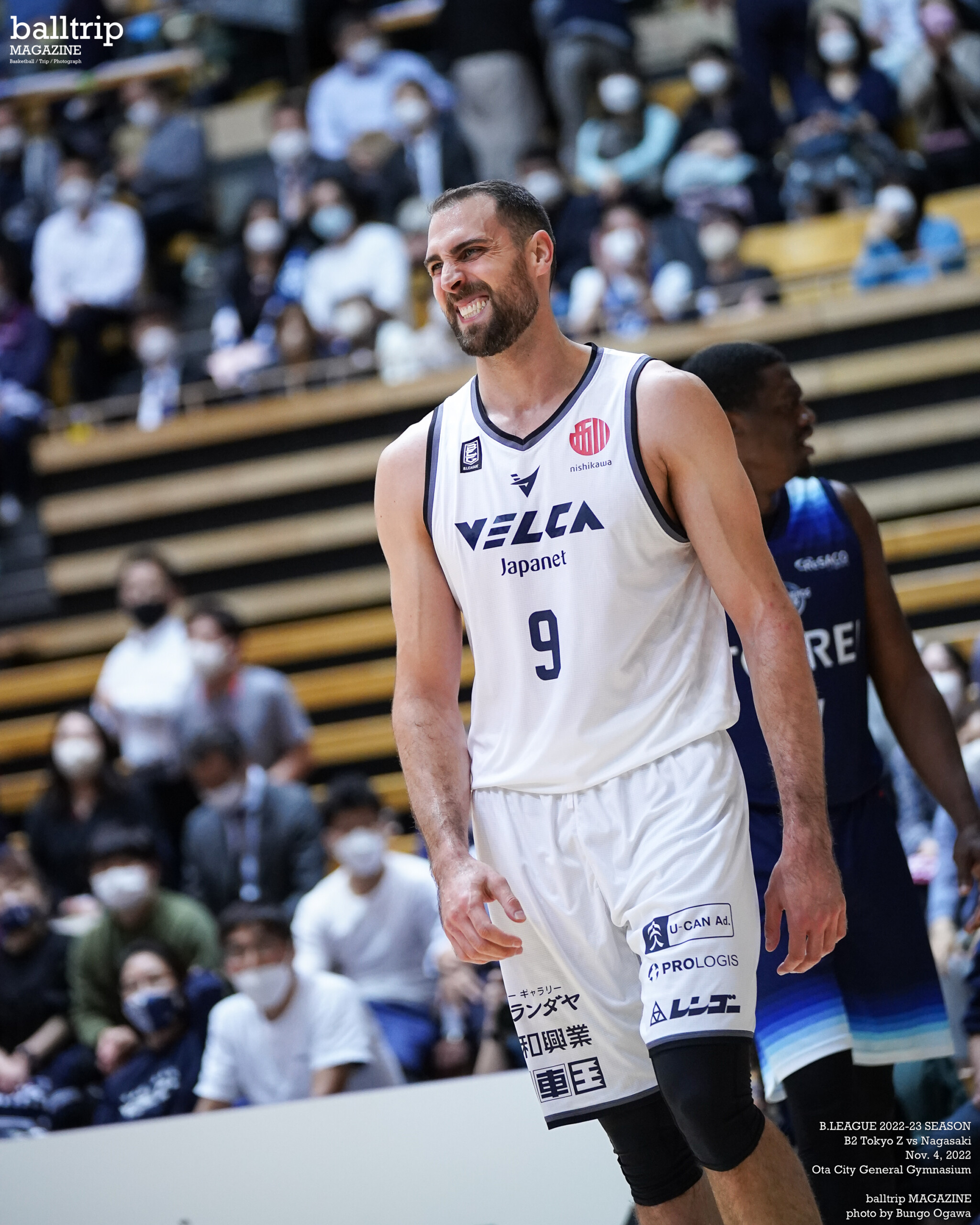 素晴らしいファンの前でまたプレーを 長崎ヴェルカ パブロ・アギラール 