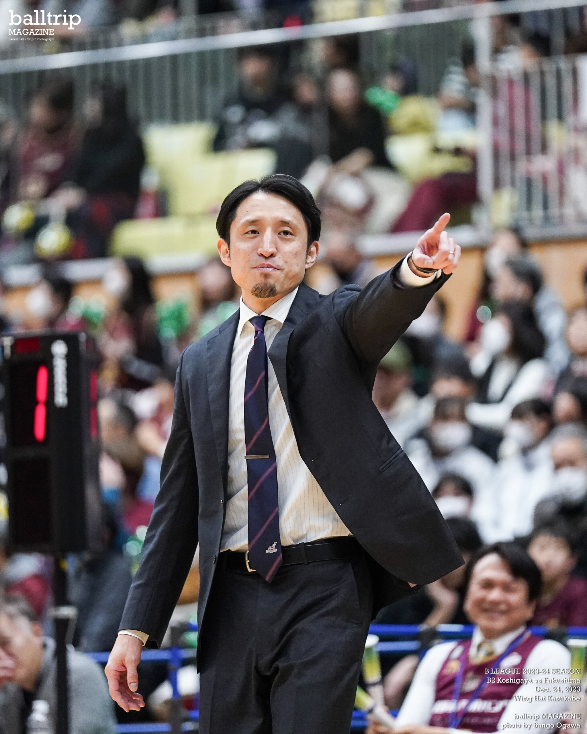 大逆転劇でヘッドコーチとして初勝利を飾る　福島ファイヤーボンズ 栗原貴宏ヘッドコーチ
